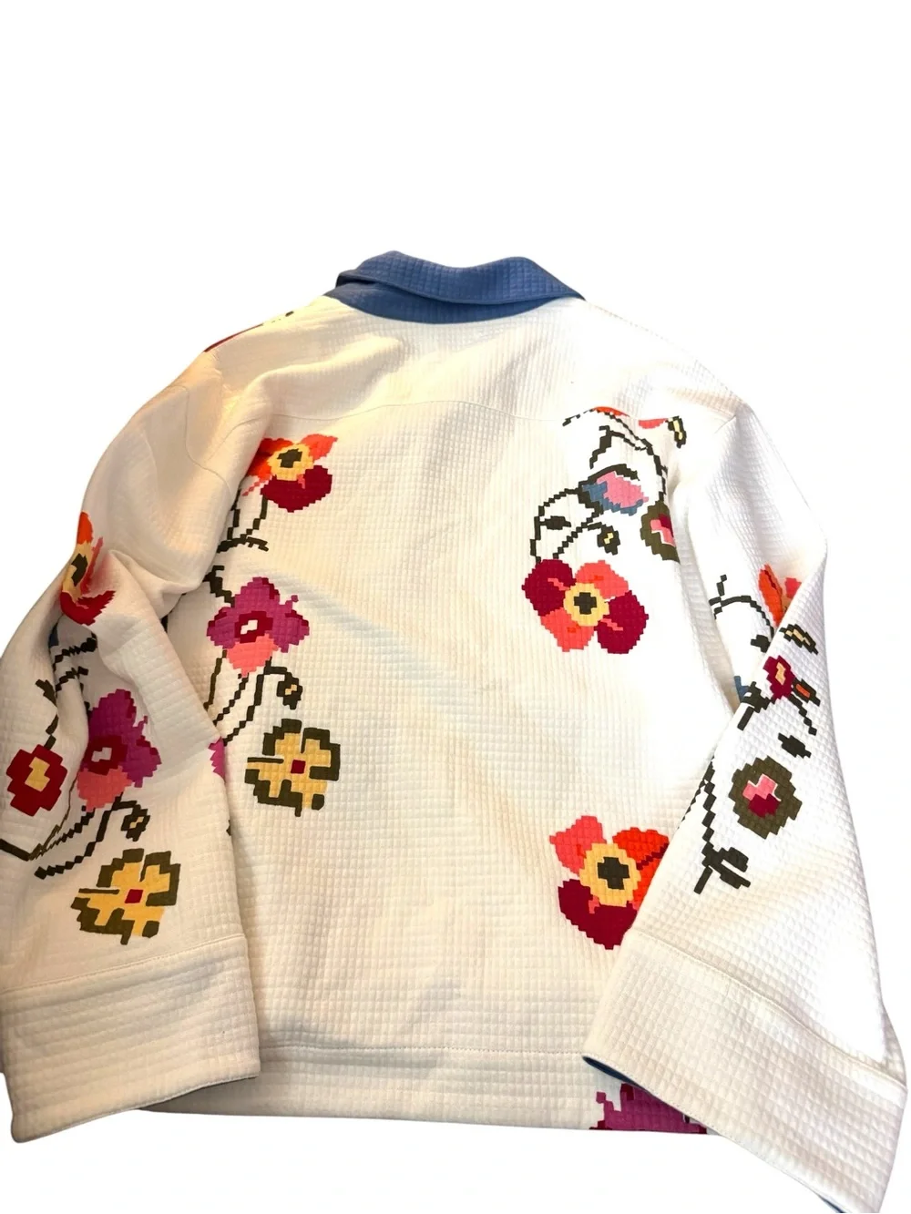 By Anthropologie Qu ilted Pajama Top | Button Down | Sz S |‎ NWT | $148 MSRP